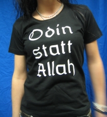 Odin statt Allah Girly-Shirt