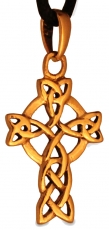 Kleiner Keltenkreuz - Cailin (Kettenanhnger in Bronze)