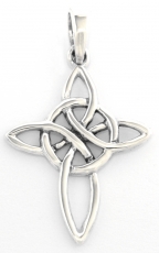 Aline - Keltisches Kreuz (Kettenanhnger in Silber)