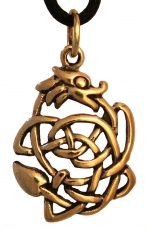 Dagan - Small Dragon (Pendant in Bronze)