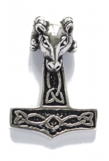 Widderhammer Mjlnir (Kettenanhnger in Silber)