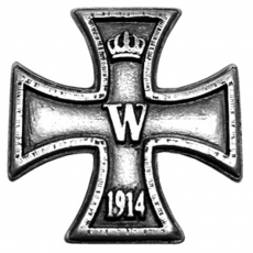 Eiserne Kreuz (Zierniete in Altsilber)