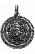 Medusa (Kettenanhnger in Altsilber)