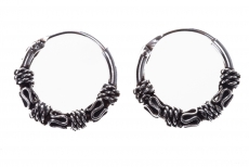 Amika - small hoop earrings (earrings in silver)