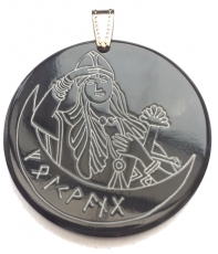 Amulett Freyja (Kettenanhnger aus Horn)