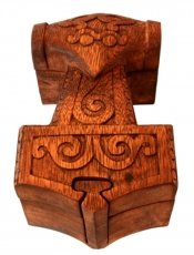 Thors Hammer - Schonenhammer (Schmuckdose aus Holz)