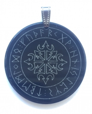 Chaos star with runes (Pendant from horn)