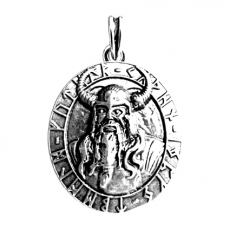 ODIN AMULETTE Silber (Kettenanhnger)