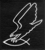 Adler fngt Christenfisch (Aufnher)