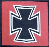 Eisernes Kreuz rot/schwarz (Aufnher)