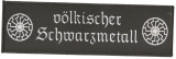 vlkischer Schwarzmetall big (Patch)