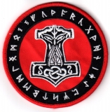 Mjlnir Runen rot (Aufnher)