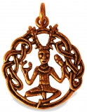 Celtic Cernunnos (Pendant in Bronze)