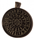 Rune amulet Aluna 2 (Pendant from Horn)