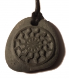 Black Sun gray (Pendant of stone)