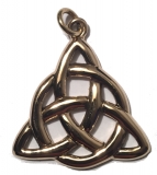 Taliesin Keltischer Knoten gro (Kettenanhnger in Bronze)