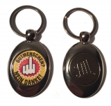 Gutmenschen - Nein Danke (Key ring with trolley coin in silver)