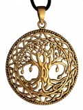 Runa Lebensbaum (Kettenanhnger in Bronze)