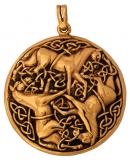Bonna - Keltische Pferde (Kettenanhnger in Bronze)