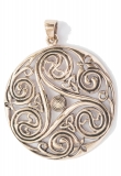 Groes Triskele Amulett Danu (Kettenanhnger in Bronze)
