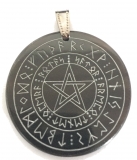 Sator formula in Rune Circle (Pendant from Horn)