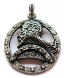 Nordic Warrior (Pendant in antiqued silver)