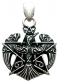 Pentagram (Pendant in antiqued silver)