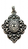 Rune Cross (Pendant in antiqued silver)