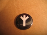 Lebensrune / Algiz (Button)