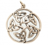 Cailyn - keltische Lebensblume (Kettenanhnger in Bronze)