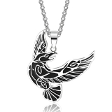 Raven - Hugin & Munin (Pendant in Silver)