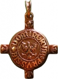 TEUTONENKREUZ Altbronze (Kettenanhnger)