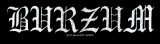 Burzum - Logo Silber (Aufnher)