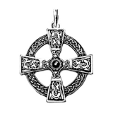 CELTIC CROSS Silber-Optik (Kettenanhnger)